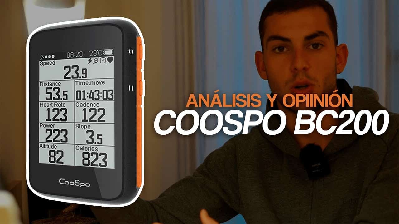 Ciclocomputador GPS Coospo BC200: análisis y opinión
